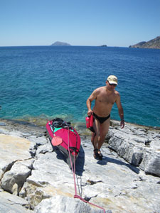 Panoramica della spiaggia di Mesachti